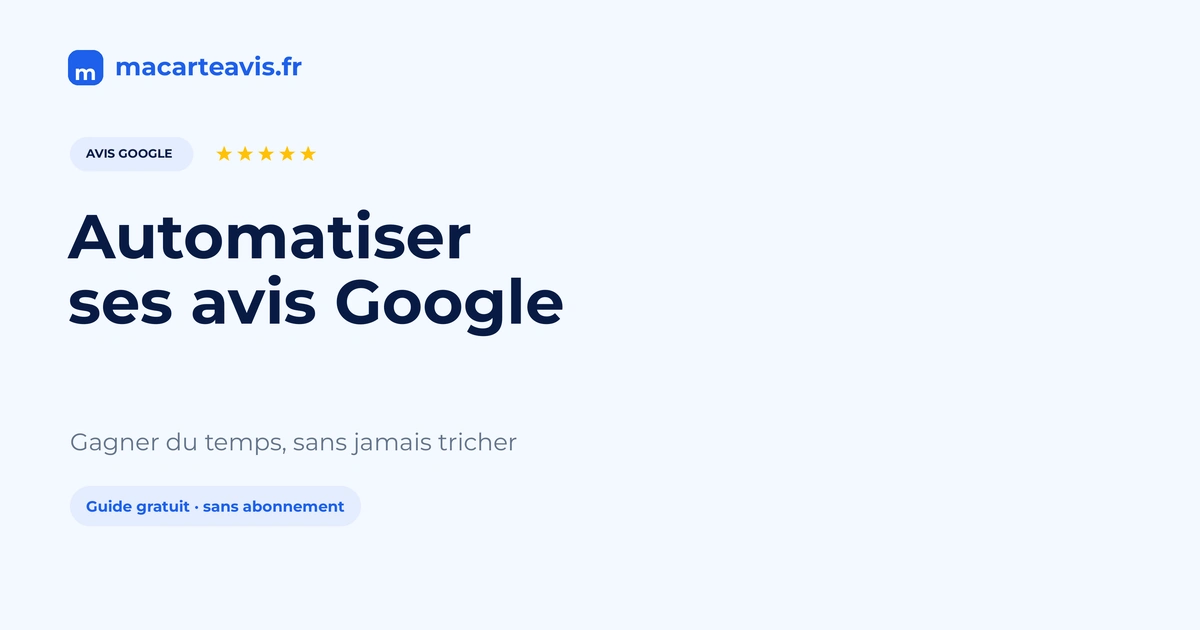Automatiser la collecte d'avis Google sans tricher Schéma simple d'un parcours client qui mène à une demande d'avis Google