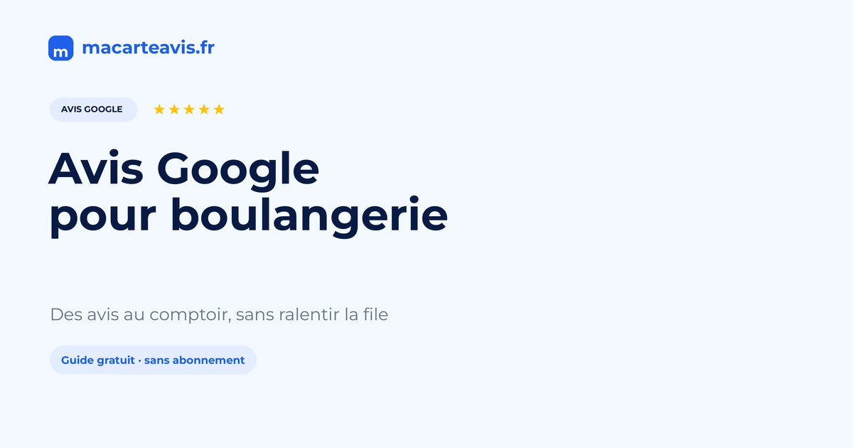 Avis Google boulangerie et pâtisserie à la caisse Comptoir de boulangerie avec support avis Google NFC près du terminal de paiement