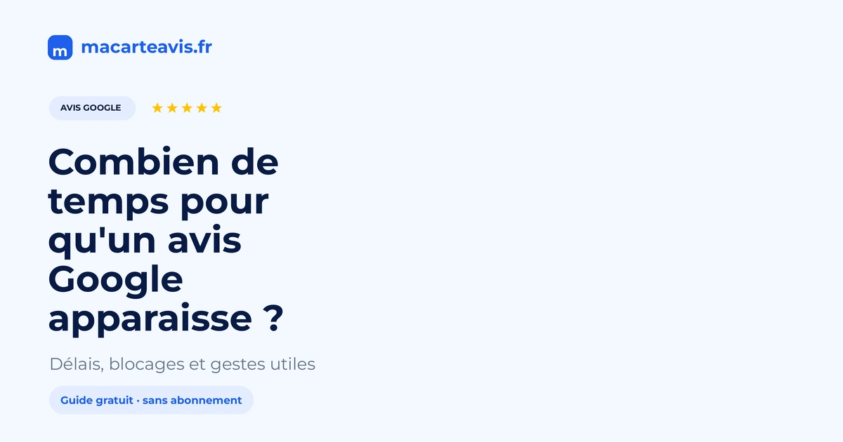 Client qui vient de poster un avis Google et attend qu'il apparaisse sur la fiche