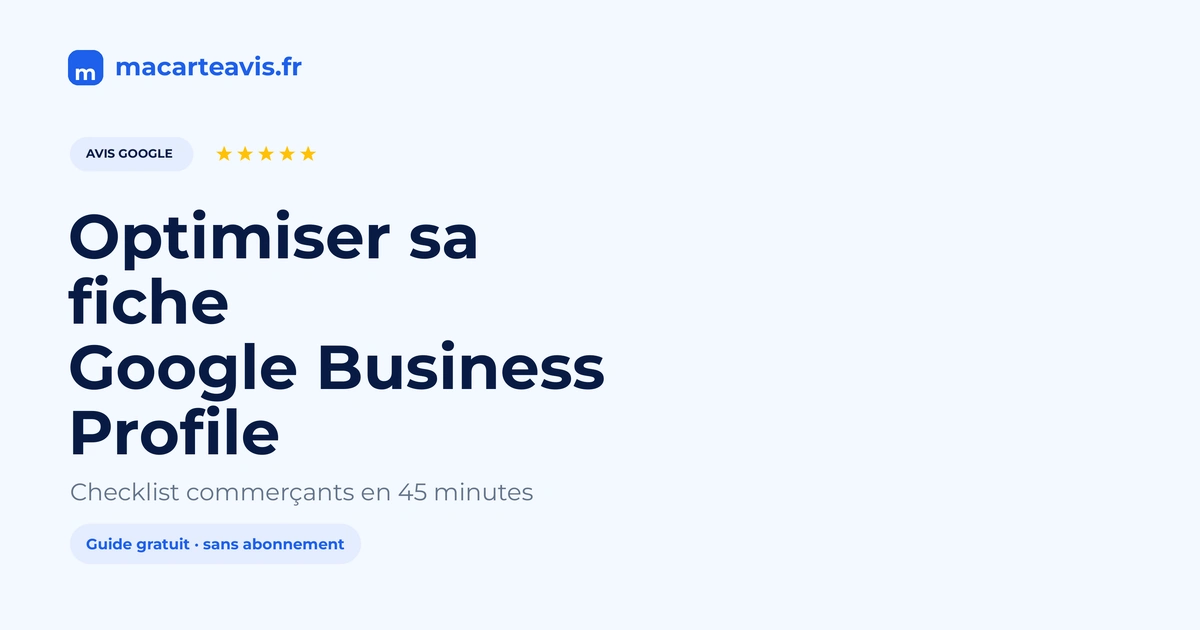 Checklist illustrée pour mettre à jour une fiche Google Business Profile