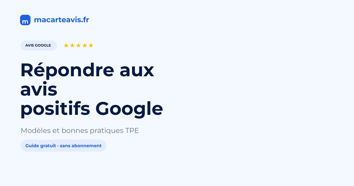 Répondre aux avis positifs Google Commerçant répondant à un avis positif Google depuis son téléphone