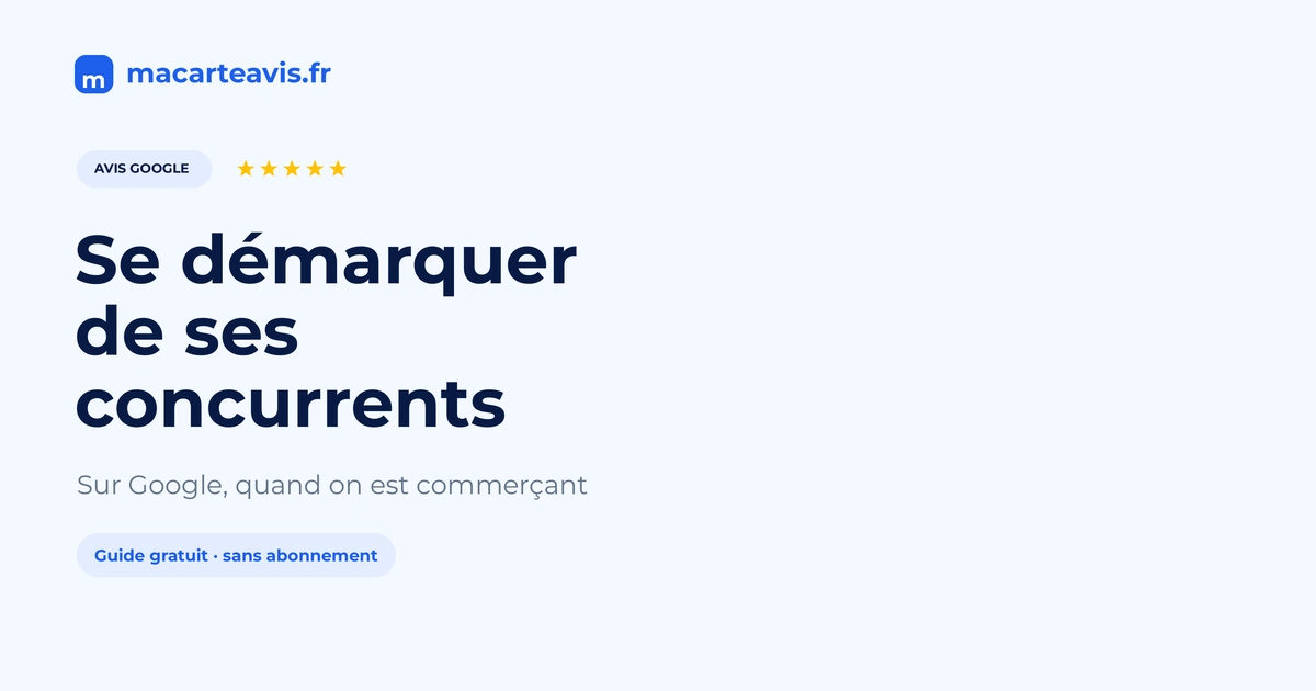 Se démarquer de la concurrence sur Google en local Commerçant comparant plusieurs fiches Google Maps de concurrents locaux