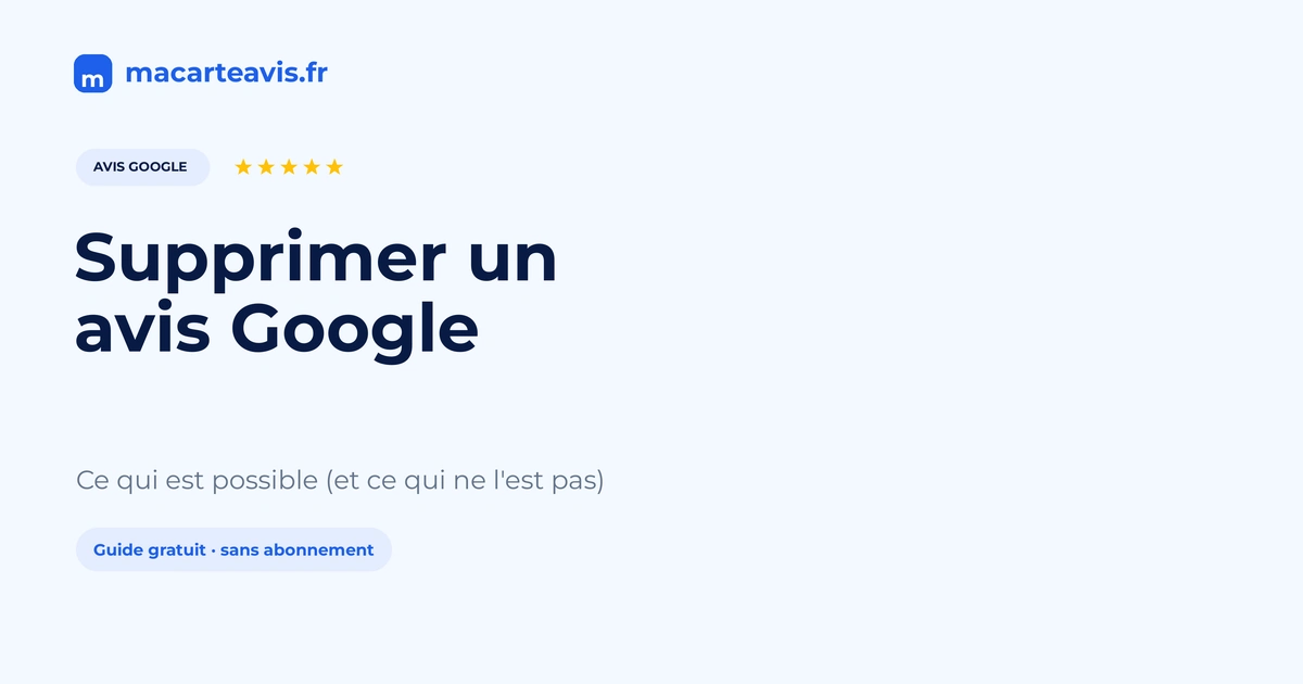 Supprimer un avis Google : limites et options Commerçant consultant un avis Google sur téléphone, sans bouton de suppression