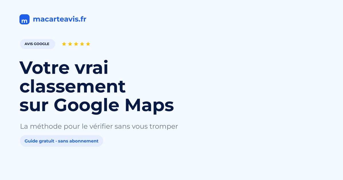 Vérifier son classement sur Google Maps Téléphone affichant une recherche locale Google Maps pour vérifier un classement